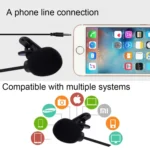 Car Audio Microphone 3.5mm Jack Plug Mic Stereo Mini Wired External Clip Microphone Player for Auto DVD Radio, Cable Length: 2.1m - Image 6