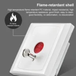 PB-28 Hold Up Button / Emergency Button / Panic Button(White) - Image 4