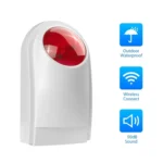Outdoor Siren with Red Flashlight , Can be used 1.2A 12V as a Backup Battery - Image 3