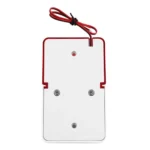 Mini Wired Red Strobe Siren for Burglar Security Alarm(White) - Image 3