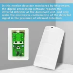PA-525D Wired Dual Infrared and Microwave Digital Motion Detector(White) - Image 5