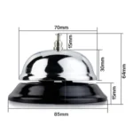 Stainless Steel Bell for Coffee House / Bar / Kitchen Hotel Service Call, QJ125 (Silver) - Image 5