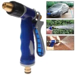 KANEED High Pressure Water Hose Nozzle Copper Water Gun Head for Home Car Washing(Blue) - Image 2