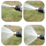 KANEED High Pressure Water Hose Nozzle Copper Water Gun Head for Home Car Washing(Blue) - Image 9