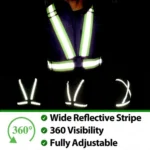 Night Riding Running Flexible Reflective Safety Vest - Image 7