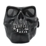 High Intensity Terrifying Evil Facepiece Skeleton Anti BB Bomb Face Mask with Elastic Bands - Image 3