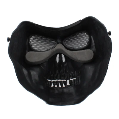 S-OG-1629B_4.webp High Intensity Terrifying Evil Facepiece Skeleton Anti BB Bomb Face Mask with Elastic Bands - Image 5
