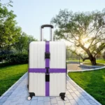 Luggage Strap Cross Belt Adjustable Packing Band Belt Strap with Password Lock for Luggage Travel Suitcase - Image 7