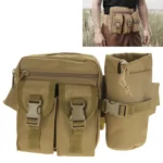 Outdoor Waist Bag with Water Bottle Pouch
