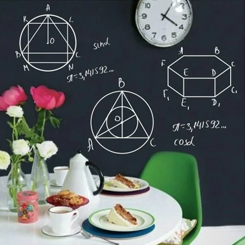 S-OS-0114_3.webp PVC Matte Blackboard Wallpaper / Graffiti Board Blackboard Wallpaper Wall Sticker, Size: 200(L) x 45cm(W)(Black) - Image 4