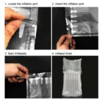 100 PCS Air Column Cushion Bag Packing for Mobile Phones & Gift Box Package, Size: 28 x 18 x 6 cm, Custom Printing and Size are welcome - Image 7