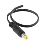 100 PCS 5.5 x 2.1mm DC Power Male Barrel Connector Adaptor for LED Light Controller, Length: 20cm
