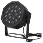 LED-B11  Plastic PAR Light DMX512 10W 18 LED RGB  Stage Light, Master / Slave Control / Auto Run Mode - Image 3
