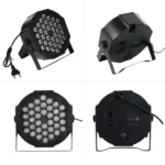 LED-B11  Plastic PAR Light DMX512 10W 18 LED RGB  Stage Light, Master / Slave Control / Auto Run Mode - Image 4