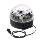 Multifunction  DMX512 10CH Crystal Magic Ball Light, RGB LED with Digital Displayer, Support Sound Activated - Image 2