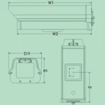 Outdoor Waterproof CCD Camera Housing for Camera, Inner Size: 370 x 141 x 105mm - Image 5