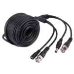CCTV Surveillance Camera Video Cable w. BNC Connector, Length: 15m(Black) - Image 2