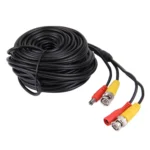 CCTV Cable, Video Power Cable, RG59 Coaxial Cable, Length: 20m(Black) - Image 2