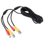 CCTV Cable, Video Power Cable, RG59 Coaxial Cable, Length: 5m(Black) - Image 2