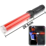 Safety Traffic 3-Mode Control Red LED Baton with Flashlight, Length: 29.5cm(Red) - Image 2