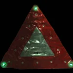 15 LED Triangle Emergency Car Warning Safety Traffic Sign Red(Red) - Image 4