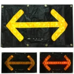 30 LED Car Safety Hazard Traffic Two-way Arrow Direction with Key Indicator Switch Signal Sign - Image 2