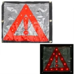 15LED Triangle Emergency Car Warning Safety Traffic Sign Red - Image 2
