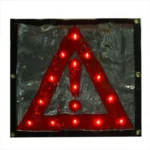 15LED Triangle Emergency Car Warning Safety Traffic Sign Red - Image 3