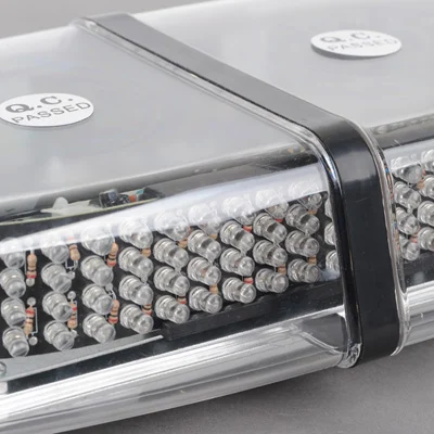 S-SWL-0218_4.webp 25W 240-LED Warning Mini Light Bar Strobe Waterproof Light, Yellow Light - Image 5