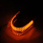 25W 240-LED Warning Mini Light Bar Strobe Waterproof Light, Yellow Light - Image 9