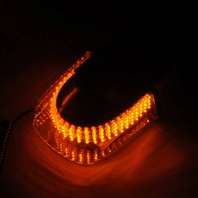S-SWL-0218_8.webp 25W 240-LED Warning Mini Light Bar Strobe Waterproof Light, Yellow Light - Image 9