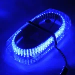 25W 240 LED Vehicle Roof Top Emergency Hazard Warning Strobe Light, Blue Light - Image 8
