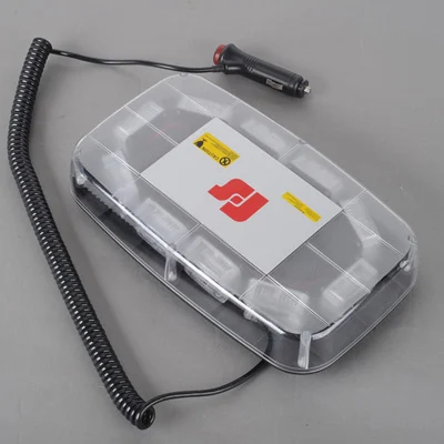 S-SWL-0221_2.webp 30W Warning Mini Light Bar Strobe Light with 10pcs 3-LED Bars, Yellow Light - Image 3