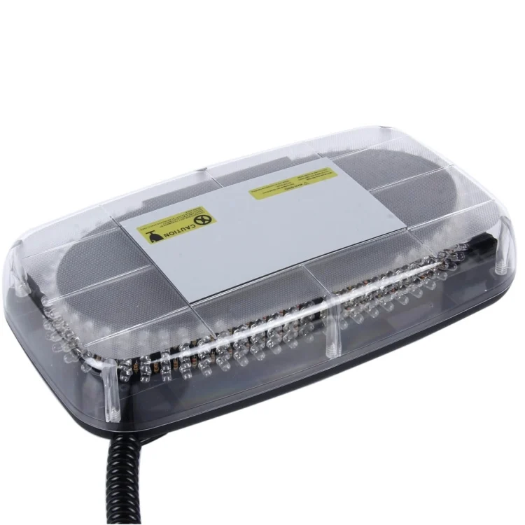 S-SWL-0222_3.webp 25W 240 LED Warning Mini Light Bar Strobe Light, Yellow Light - Image 4