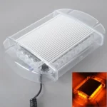 24W Warning Mini Light Bar Strobe Light with 6pcs 4-LED Bars, Yellow Light - Image 2
