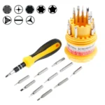 31 in 1 Micro Pocket Precision Screwdriver Watch Repair Tool Set Kit, Random Color Delivery - Image 2
