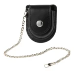 Retro Pocket Watch Holster / Leather Pouch / Belt Bag with Chain - Image 2