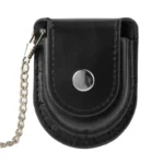 Retro Pocket Watch Holster / Leather Pouch / Belt Bag with Chain - Image 4