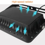 300W SMD 2835 216 LEDs Solar Powered Timing LED Flood Light with Remote Control - Image 8