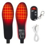 Rechargeable Electric Heating Insole Wireless Remote Control Smart Thermal Insole,Size:Large(41-46 Size) - Image 2