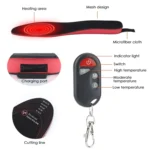 Rechargeable Electric Heating Insole Wireless Remote Control Smart Thermal Insole,Size:Large(41-46 Size) - Image 4