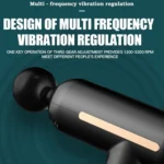 USB Charging Three-speed Vibration Adjustable Mini Fascia Gun Electric Massage Gun Full Body Massager - Image 6
