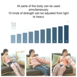 RD-M2857 Legs Airbag All-inclusive Intelligent Air Wave Pressure Massager with Host, Support Timing / Positioning Massage & 10 Kinds of Adjustable Force, US Plug or EU Plug - Image 8