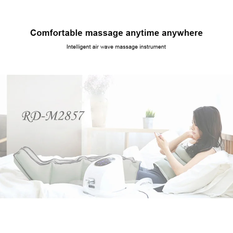 SHC0014F_8.webp RD-M2857 Legs Airbag All-inclusive Intelligent Air Wave Pressure Massager with Host, Support Timing / Positioning Massage & 10 Kinds of Adjustable Force, US Plug or EU Plug - Image 9