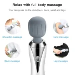 Portable Mini Multifunctional Physiotherapy Electric Hand-held Massage Stick - Image 8