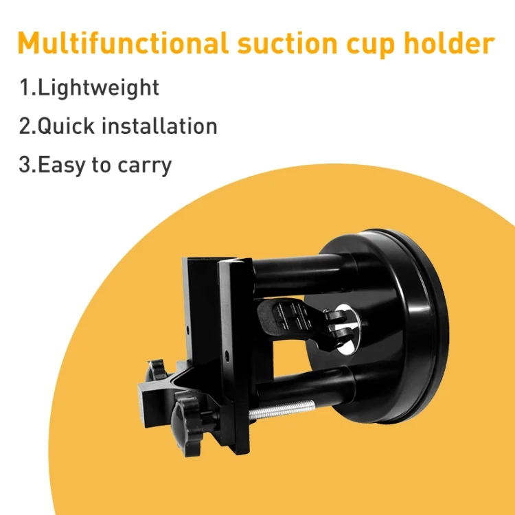 SHC0127_3.webp T168 Fascia Gun Aluminium Alloy Bracket Suction Cup Fixed Mount Holder - Image 4