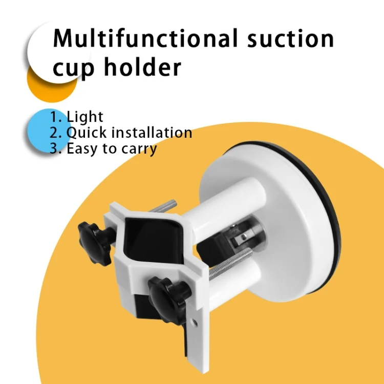 SHC0128_1.webp T189 Fascia Gun Bracket Suction Cup Fixed Mount Holder - Image 2