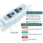 USB Charging Heating Silk Moxa Sleep Eye Mask - Image 3