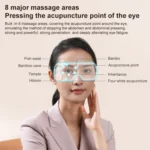Smart Hot Compress Air Pressure Vibration Eye Massager Visual Massage Eye Care Device - Image 3