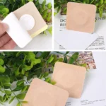 10pcs 042 Spunlace Non-woven Stickers Anti-osmosis Three-volt Belly Button Plaster, Size: 8x8x3.5cm(Plum Shape) - Image 3